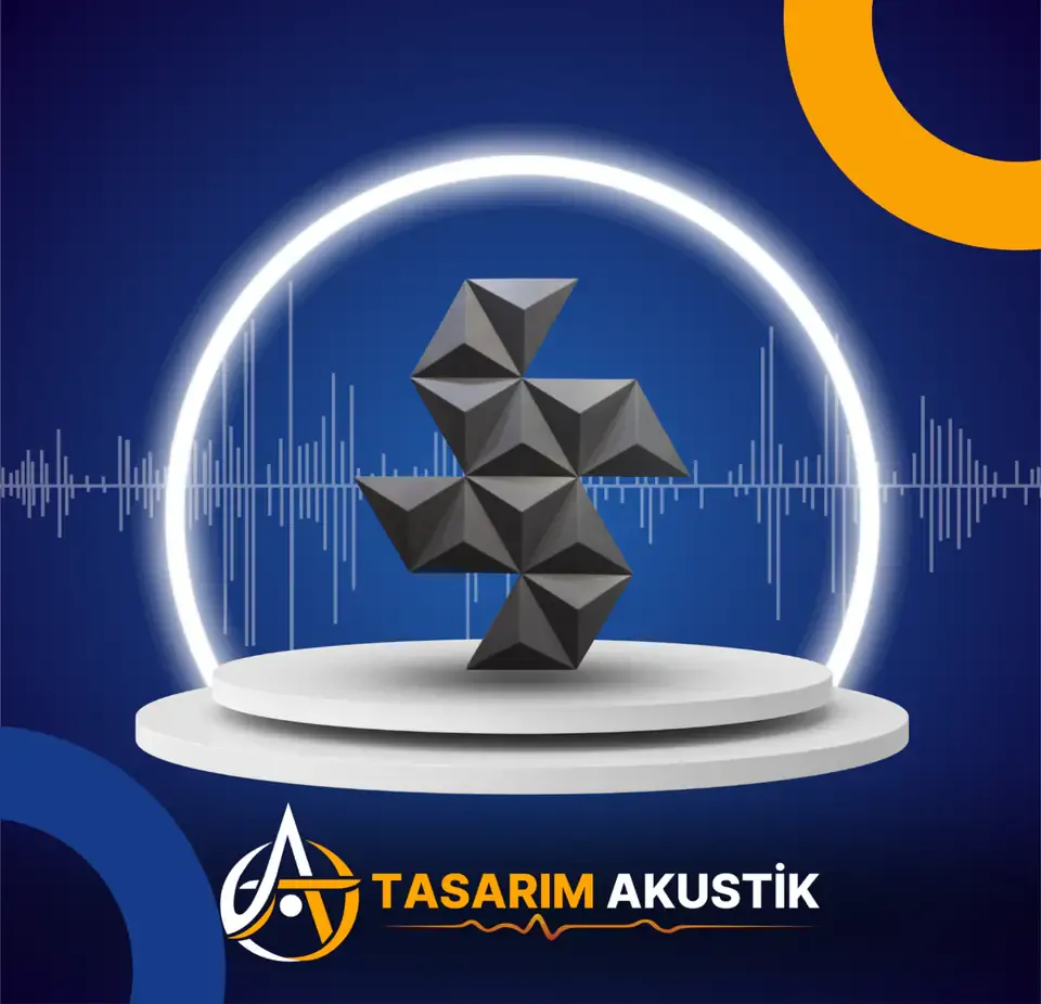 3D akustik panel ofis ve toplantı odası uygulaması