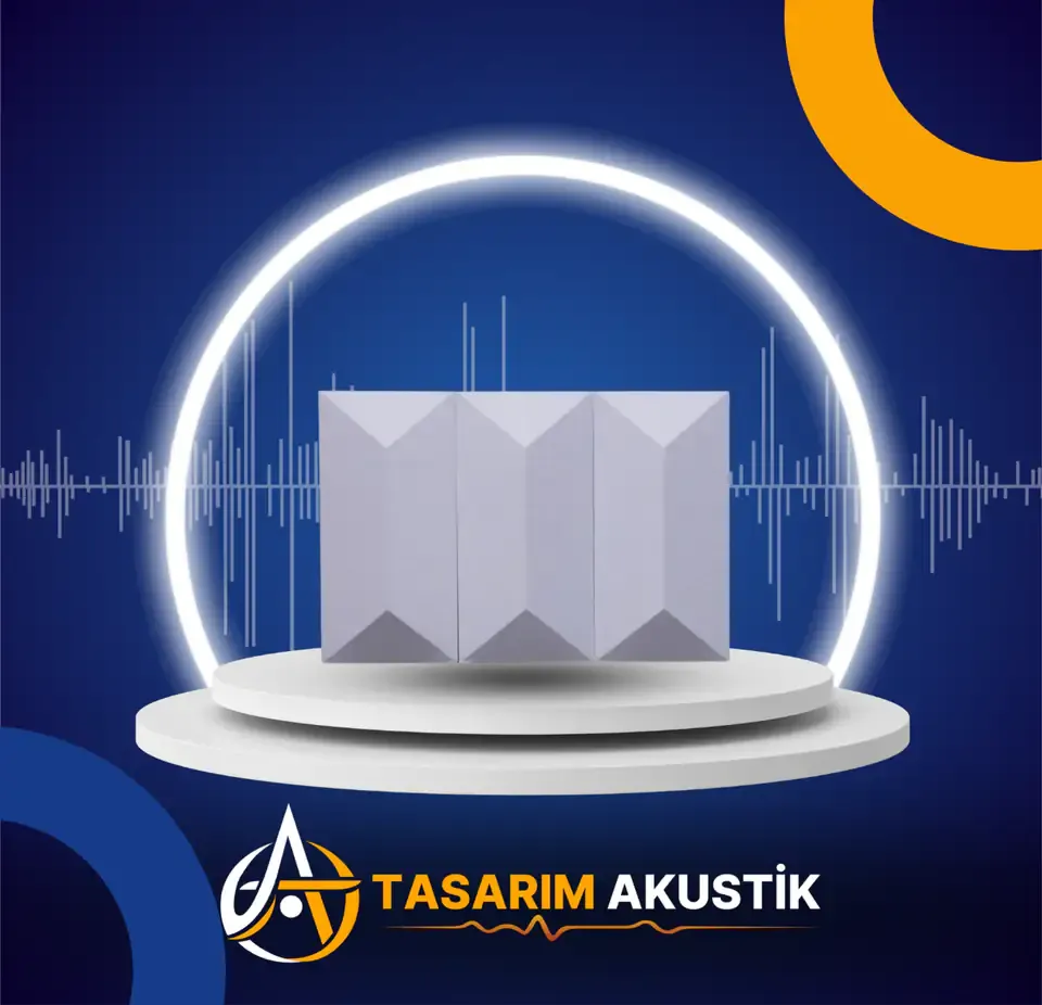 3D akustik duvar paneli teknik özellikleri ve ses emilim performansı