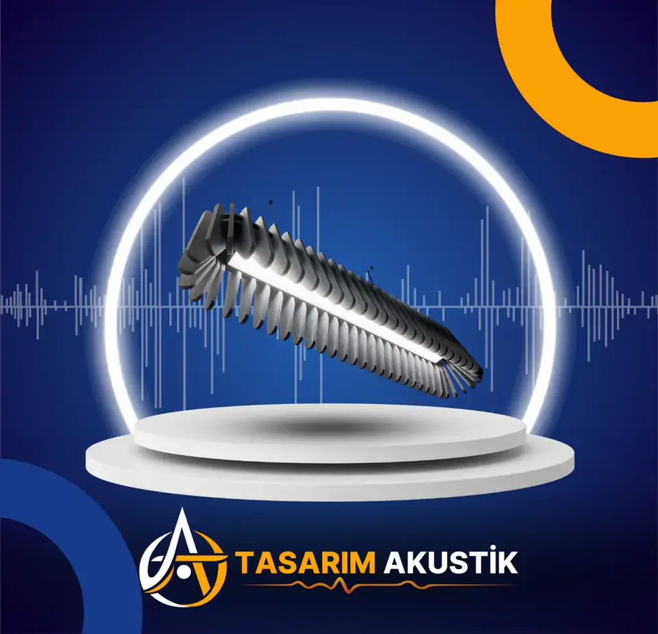 Akustik baffle panel açık ofis ve terminal uygulaması