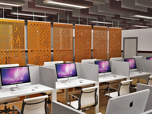 Çağrı merkezi ses yalıtımı, açık ofis akustik panel uygulaması