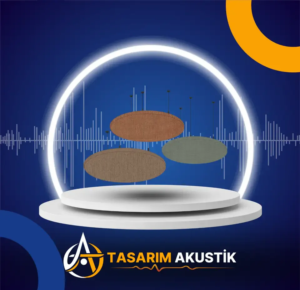 Kumaş kaplı akustik panel ses emilim performansı
